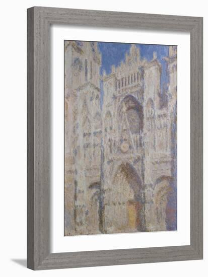 Rouen Cathedral: The Portal (Sunlight), 1894-Claude Monet-Framed Giclee Print