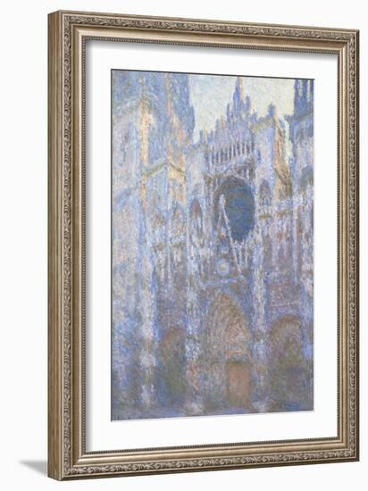 Rouen Cathedral, West Facade, 1894-Claude Monet-Framed Giclee Print