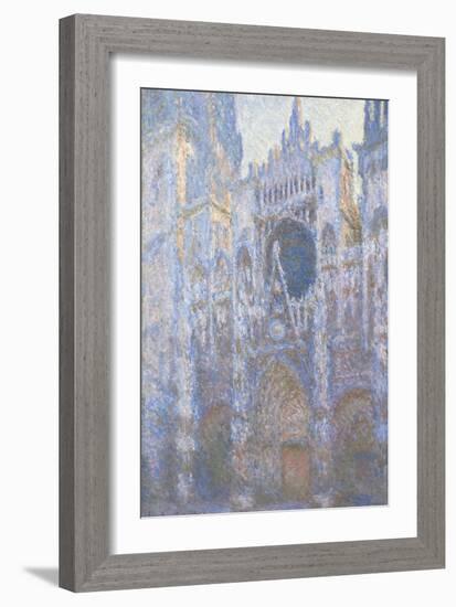 Rouen Cathedral, West Facade, 1894-Claude Monet-Framed Giclee Print