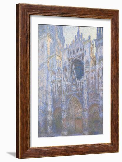 Rouen Cathedral, West Facade, 1894-Claude Monet-Framed Giclee Print