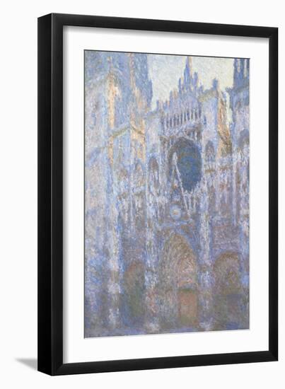 Rouen Cathedral, West Facade, 1894-Claude Monet-Framed Giclee Print