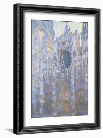 Rouen Cathedral, West Facade, 1894-Claude Monet-Framed Giclee Print