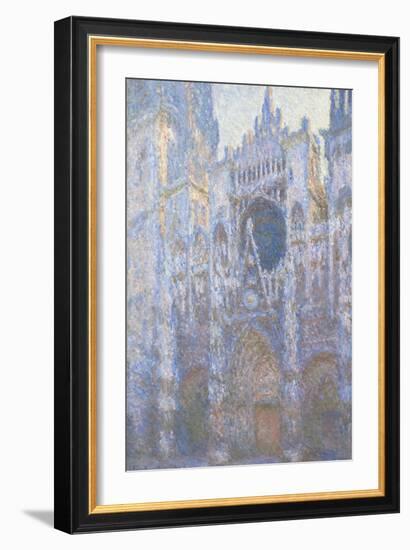 Rouen Cathedral, West Facade, 1894-Claude Monet-Framed Giclee Print