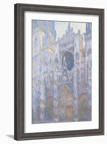 Rouen Cathedral, West Facade, 1894-Claude Monet-Framed Art Print