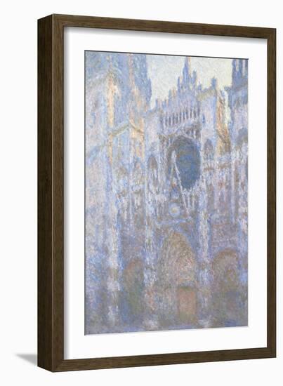 Rouen Cathedral, West Facade, 1894-Claude Monet-Framed Art Print