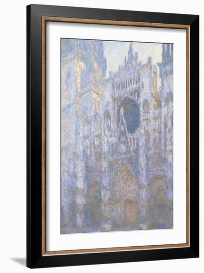 Rouen Cathedral, West Facade, 1894-Claude Monet-Framed Art Print