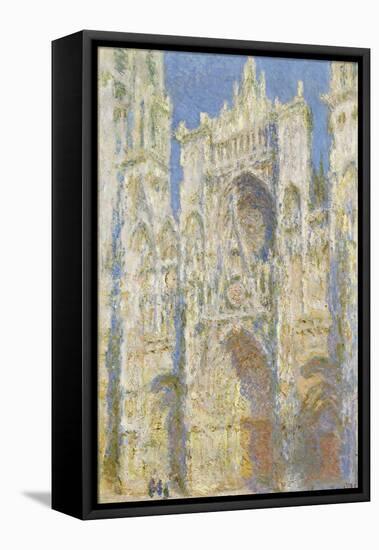 Rouen Cathedral, West Facade, Sunlight, 1894-Claude Monet-Framed Premier Image Canvas