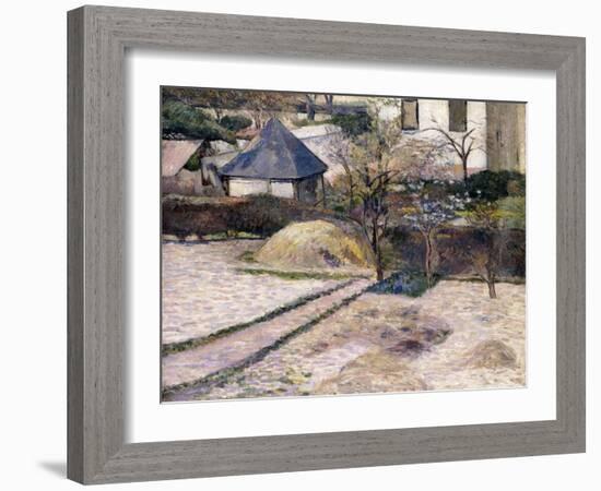 Rouen Landscape, C.1884-Paul Gauguin-Framed Giclee Print