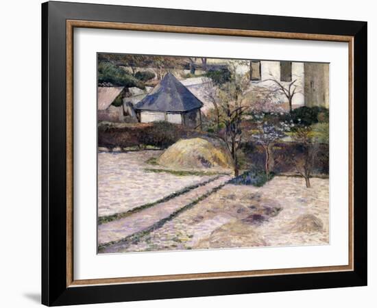 Rouen Landscape, C.1884-Paul Gauguin-Framed Giclee Print