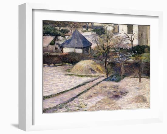 Rouen Landscape, C.1884-Paul Gauguin-Framed Giclee Print