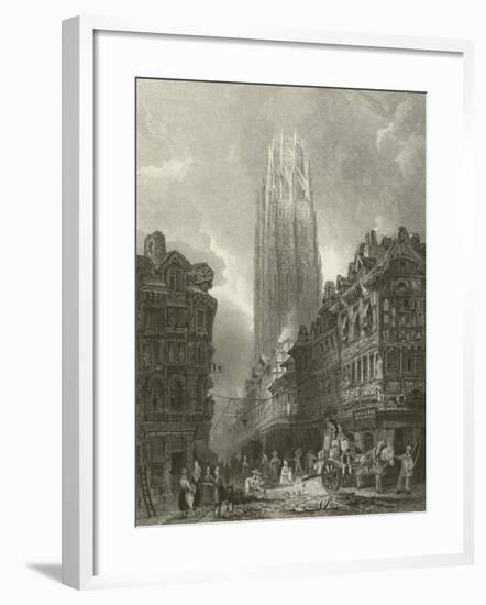 Rouen-David Roberts-Framed Giclee Print