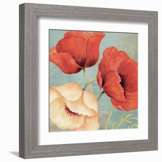 Rouge and Blanc I-Daphne Brissonnet-Framed Art Print