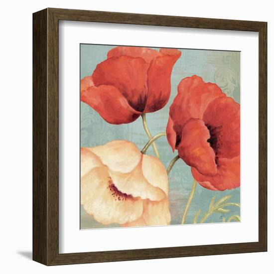 Rouge and Blanc I-Daphne Brissonnet-Framed Art Print