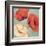 Rouge and Blanc I-Daphne Brissonnet-Framed Art Print