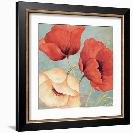 Rouge and Blanc I-Daphne Brissonnet-Framed Art Print