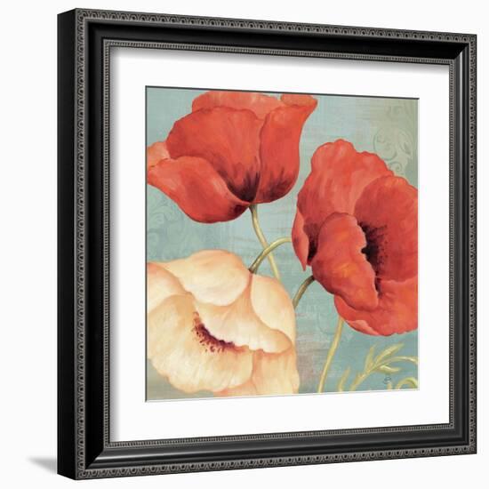 Rouge and Blanc I-Daphne Brissonnet-Framed Art Print