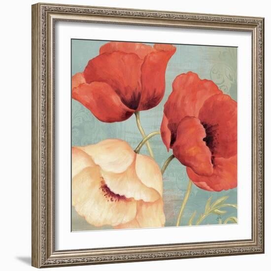 Rouge and Blanc I-Daphne Brissonnet-Framed Art Print