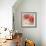 Rouge and Blanc I-Daphne Brissonnet-Framed Art Print displayed on a wall