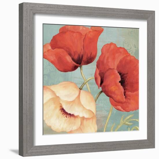 Rouge and Blanc I-Daphne Brissonnet-Framed Art Print