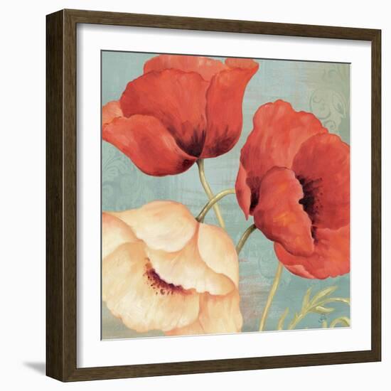 Rouge and Blanc I-Daphne Brissonnet-Framed Art Print