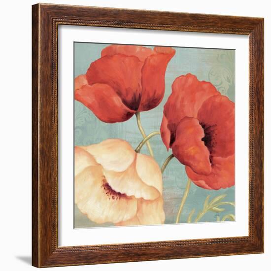 Rouge and Blanc I-Daphne Brissonnet-Framed Art Print