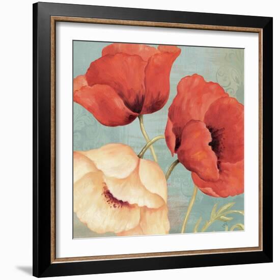 Rouge and Blanc I-Daphne Brissonnet-Framed Art Print