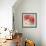 Rouge and Blanc I-Daphne Brissonnet-Framed Art Print displayed on a wall