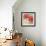 Rouge and Blanc I-Daphne Brissonnet-Framed Art Print displayed on a wall