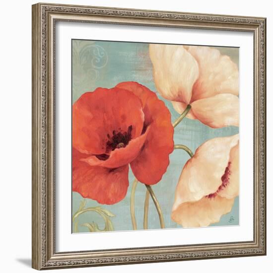 Rouge and Blanc II-Daphne Brissonnet-Framed Art Print