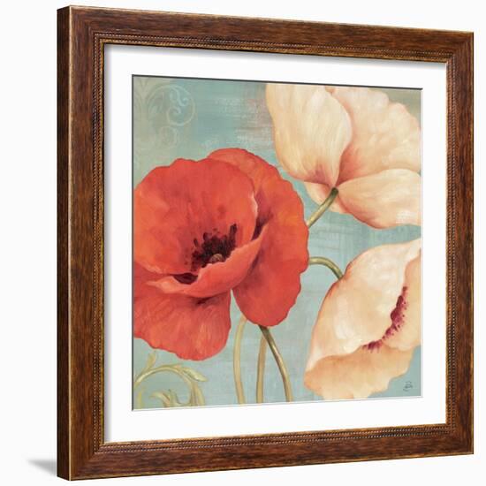 Rouge and Blanc II-Daphne Brissonnet-Framed Art Print