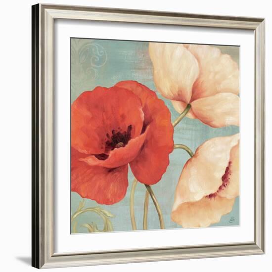 Rouge and Blanc II-Daphne Brissonnet-Framed Art Print