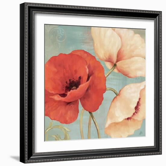 Rouge and Blanc II-Daphne Brissonnet-Framed Art Print