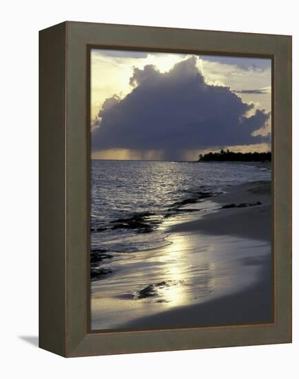 Rouge Beach on St. Martin, Caribbean-Robin Hill-Framed Premier Image Canvas