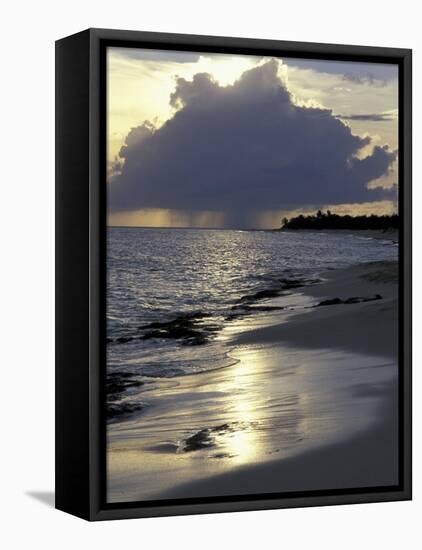 Rouge Beach on St. Martin, Caribbean-Robin Hill-Framed Premier Image Canvas