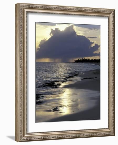 Rouge Beach on St. Martin, Caribbean-Robin Hill-Framed Photographic Print