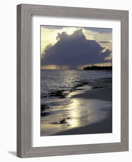 Rouge Beach on St. Martin, Caribbean-Robin Hill-Framed Photographic Print