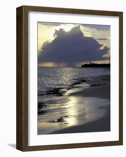 Rouge Beach on St. Martin, Caribbean-Robin Hill-Framed Photographic Print