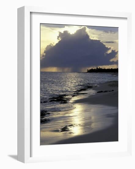 Rouge Beach on St. Martin, Caribbean-Robin Hill-Framed Photographic Print