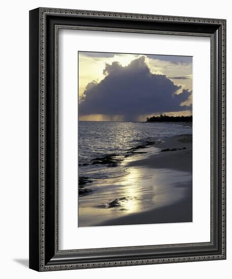 Rouge Beach on St. Martin, Caribbean-Robin Hill-Framed Photographic Print