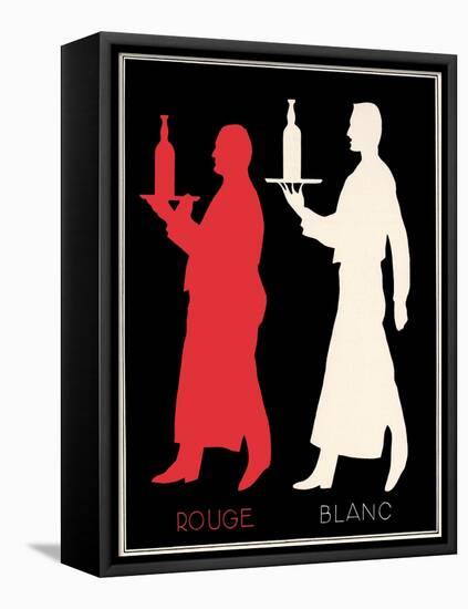 Rouge & Blanc-null-Framed Stretched Canvas