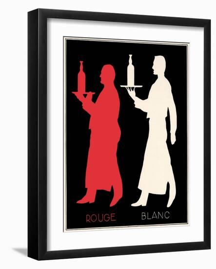 Rouge & Blanc-null-Framed Art Print