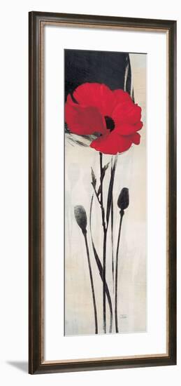 Rouge Floral 1-Ivo-Framed Art Print
