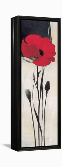 Rouge Floral 1-Ivo-Framed Stretched Canvas