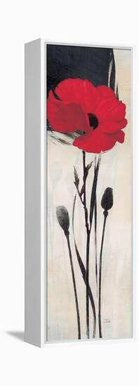 Rouge Floral 1-Ivo-Framed Stretched Canvas