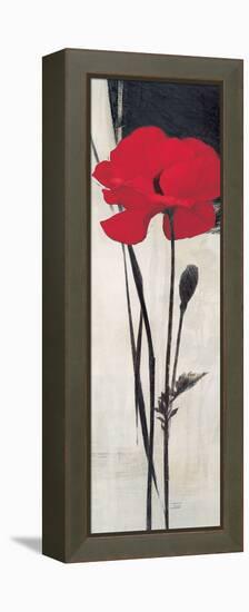 Rouge Floral 2-Ivo-Framed Stretched Canvas