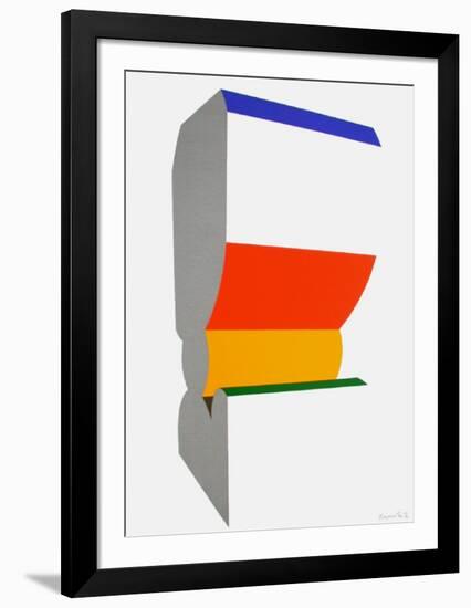 Rouge orange-Guy De Rougemont-Framed Serigraph