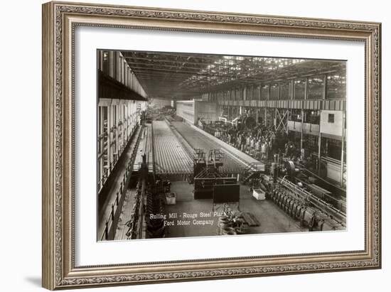 Rouge Steel Plant, Ford-null-Framed Art Print