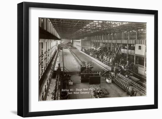 Rouge Steel Plant, Ford-null-Framed Art Print