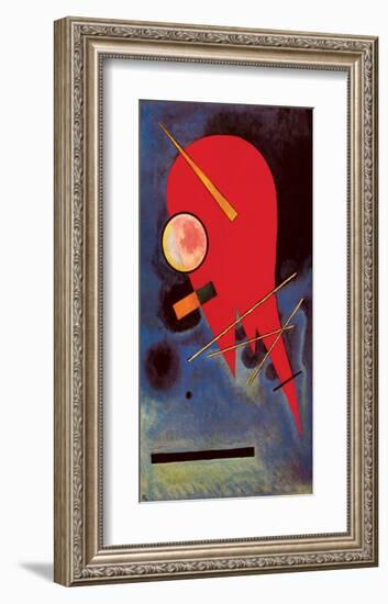 Rouge-Wassily Kandinsky-Framed Premium Giclee Print