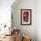 Rouge-Wassily Kandinsky-Framed Premium Giclee Print displayed on a wall